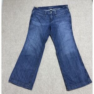 Ariat Trouser Mid Rise Stretch Outseam‎ Ella Wide Leg Jean Size 33S